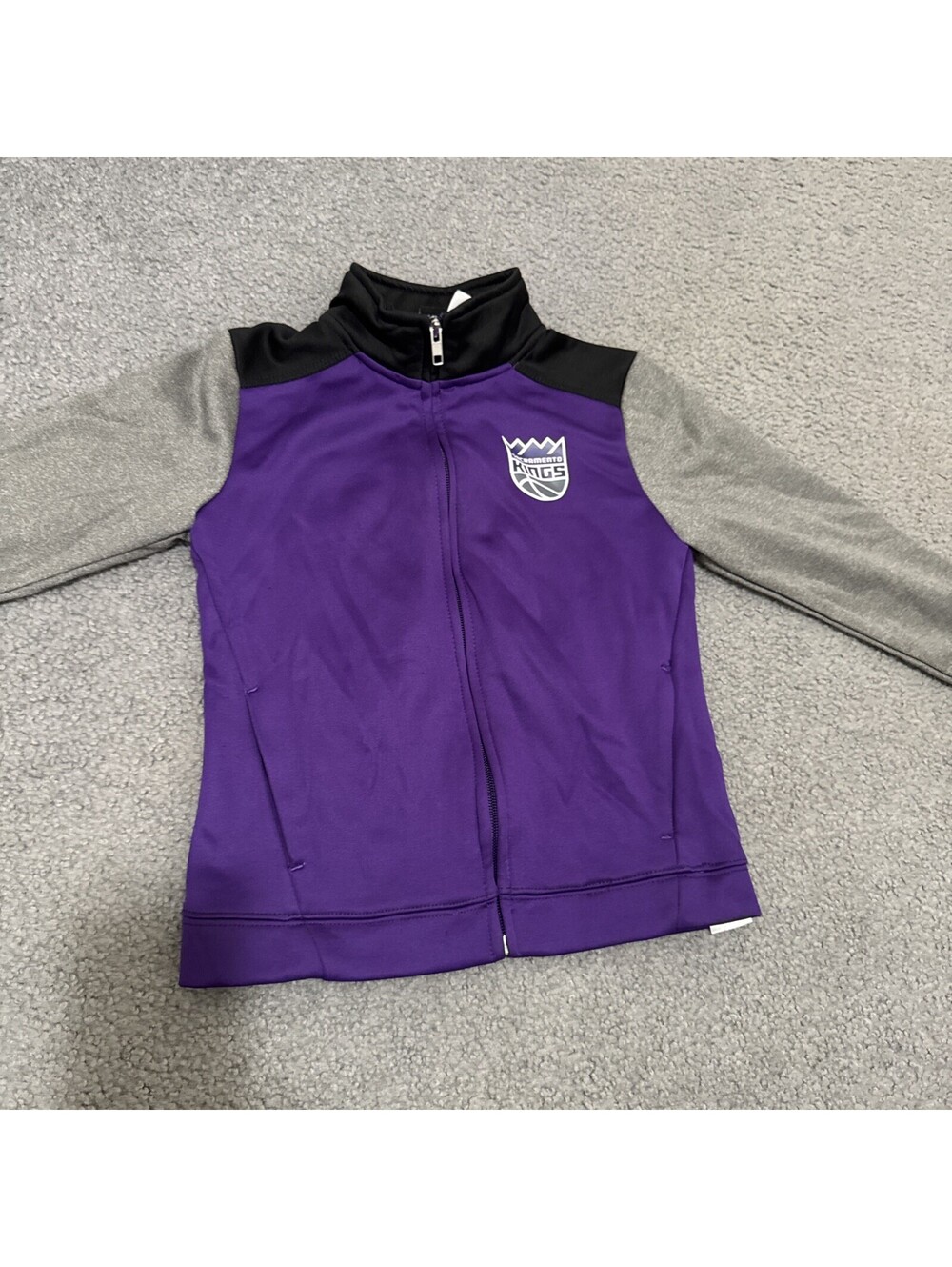 NBA Kids Jacket Sacramento Kings Black Purple